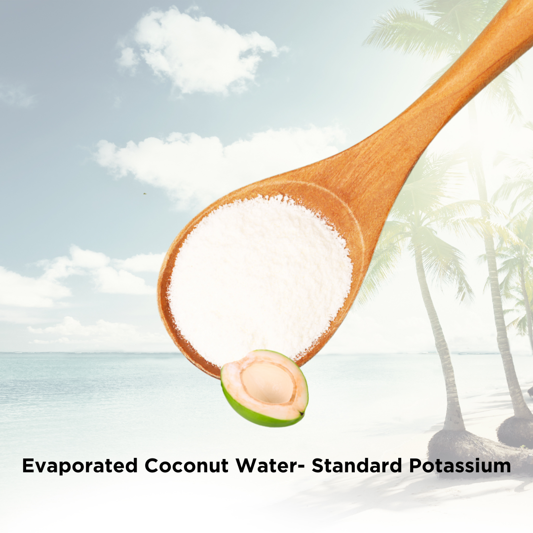 Evaporated Coconut Water - Standard Potassium (44 lb. Bag)